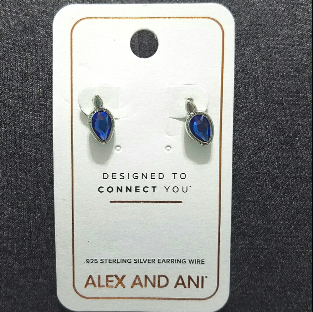 Alex and Ani Swarovski crystal earrings